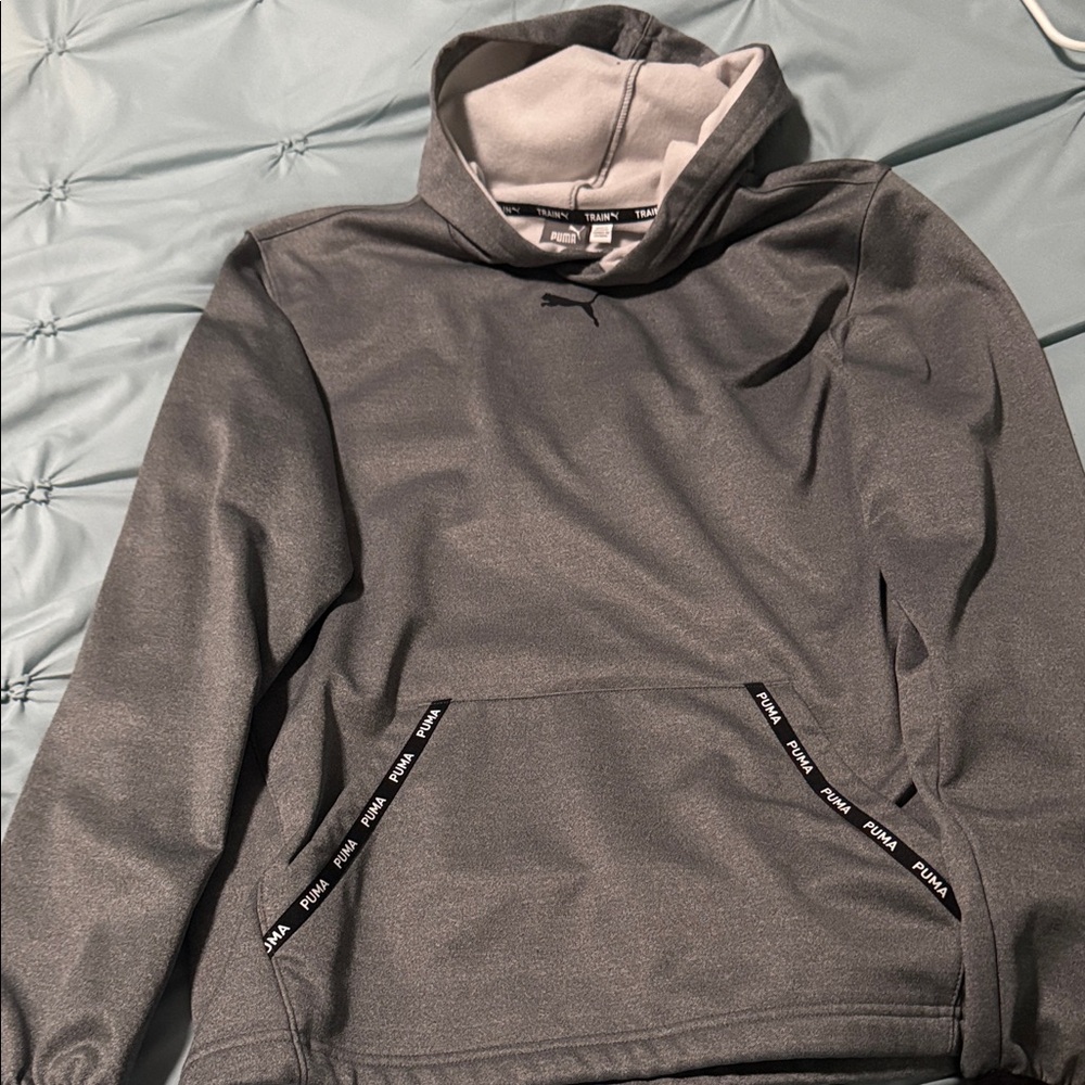 Puma Charcoal Gray Pullover Hoodie